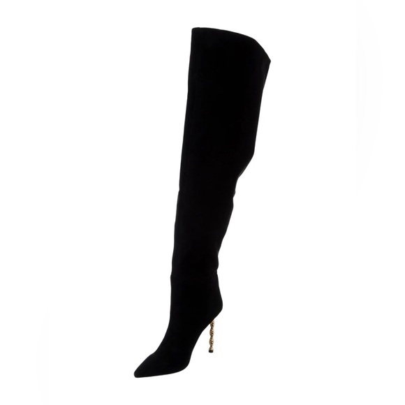 Jennifer Le Over the Knee Boots with Stiletto Heel - Picture 2 of 8